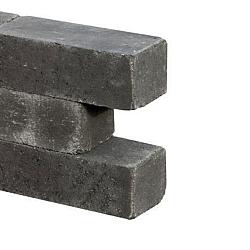 Wallblock Old Antraciet 12x10x30cm