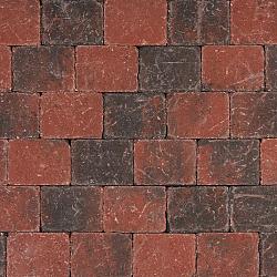 Tambour 21x7x7 rood/zwart