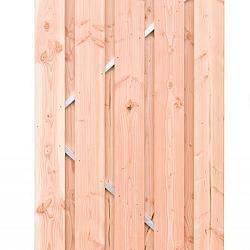 Bergen-deur op stalen frame 190x100cm Blank