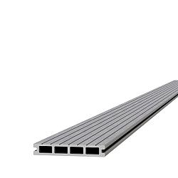 WPC Basic dekdeel 300x14,5x2,3 cm Lichtgrijs