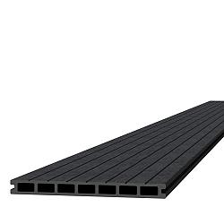 WPC dekdeel 2,3x25,0x420cm Antraciet