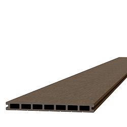 WPC dekdeel 2,3x25,0x420cm Bruin