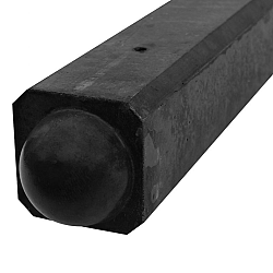 Betonnen driesponningspaal bol tbv 1 onderplaat 275x10x10 cm Antraciet