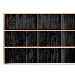 Wanden Wand B enkelzijdig rabat zwart geïmpregneerd  224 x 228,5