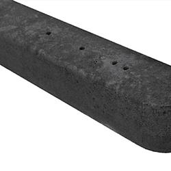 Betonhoekpaal tbv recht scherm 278x10x10 cm Antraciet