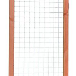 Douglas draadpaneel, verzinkt 90x180cm Blank