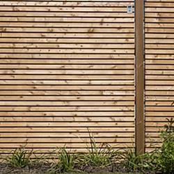 Tuinscherm Hillhout Elan Vuren Scherm Balkprofiel 180x180cm Recht Groen Geïmpregneerd
