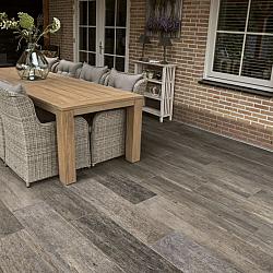 Keram. rustic wood oak grey 30x120x2cm