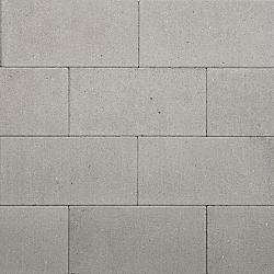 Tuintegel 20x40x5cm grijs mini facet