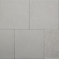 Tuintegel 40x40x5cm grijs mini facet