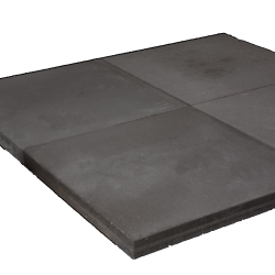 Tuintegel 60x60x5cm zwart mini facet
