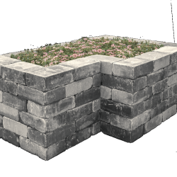 Tumbelwall getr. 30x20x10cm matterhorn