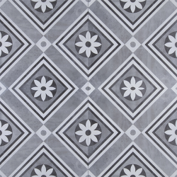 GeoCeramica® Décor 60x60x4 - Concreet Flower Decorate
