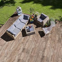 GeoCeramica® 120x30x4 - Timber Noce