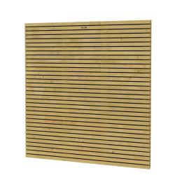 Tuinscherm Hillhout Elan Vuren Scherm Balkprofiel 180x180cm Recht Groen Geïmpregneerd
