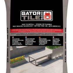 Fixs Gatorsand Tile zak 16 kg Zwart