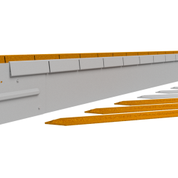 Flexline Borderrand Gegalvaniseerd 15cm lengte 220cm incl. 3 grondpennen en verbindingsplaat