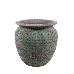 Globe pot ocean 38x34cm