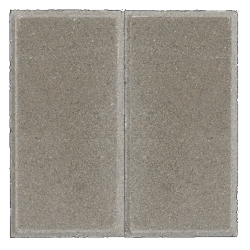 Halve betontegel 30x15x4,5cm Grijs