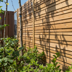 Tuinscherm Hillhout Flux Excellence Vuren Scherm 180x180cm Recht Groen Geïmpregneerd