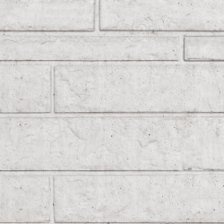 Betonplaat rotsmotief dubbelzijdig 184x36x4,8 cm Wit/grijs