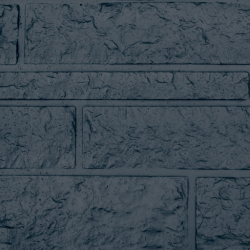 Betonplaat rots motief 184x26x4,8 cm Zwart gecoat