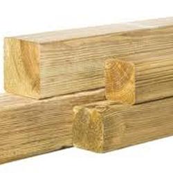 Paal 6,8x6,8x300cm Geïmpregneerd