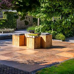 Cera3line 60x60x3cm Peacock copper