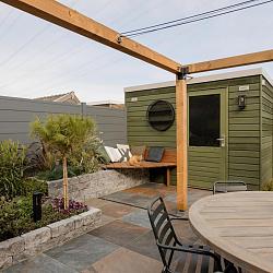 Cera3line 60x60x3cm Peacock rusty