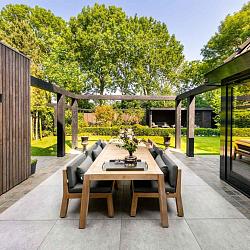 Cera3line 90x90x3cm Napoli bruin/grijs