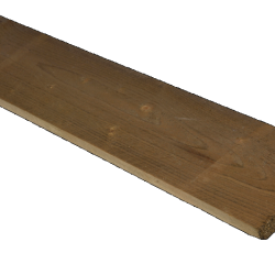 ME Grenen Plank Geschaafd 1,5x14x180cm Groen Geïmpregneerd