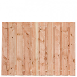 Tuinscherm Alphen Douglas 21-planks 16x140mm 130x180cm RVS Geschroefd