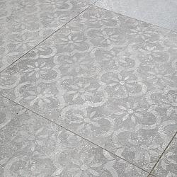 Solido Ceramica 30MM Disegno Antracite decor 90x90x3