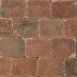 Metro Trommelsteen 20x30x6 brons genuanceerd