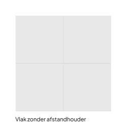 Grootformaat tegel 50x50x5 vlak KOMO grijs