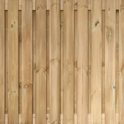 Breda-scherm recht 165x180 cm Groen geïmpregneerd