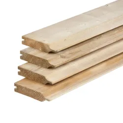 Dubbelzijdig Rabat Grenen 1,8x14x360cm Geschaafd Groen Geïmpregneerd