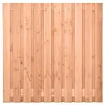 Tuinscherm Alphen Douglas 21-planks 16x140mm 180x180cm RVS Geschroefd
