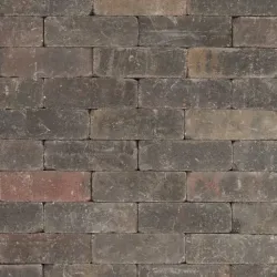 Metro Trommelsteen 21x7x7 brons genuanceerd