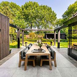 Cera3line 90x90x3cm Napoli bruin/grijs