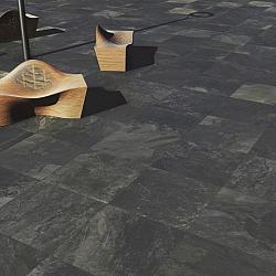 Cera3line 60x60x3cm Peacock black