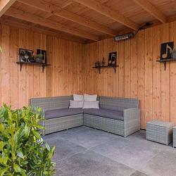Cera3line 90x90x3cm Cesano Anthracite