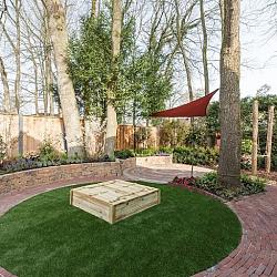 Art Bricks Waalformaat 5x20x6cm Bosch rood/paars