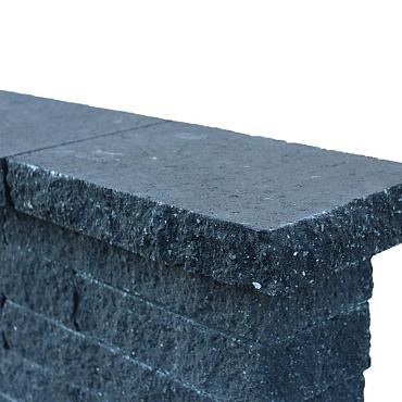Wallblock Split afdekplaat  60x25x6cm Antraciet