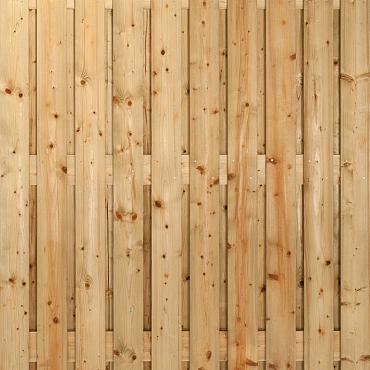 Tuinscherm Eindhoven XL Vuren 19+2-planks 180x200cm Recht Groen Geïmpregneerd