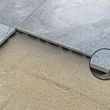 Ceramidrain 60x60x4cm Concrete dark grey