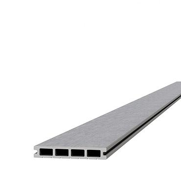 WPC Basic dekdeel 300x14,5x2,3 cm Lichtgrijs