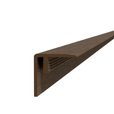 Hoekprofiel tbv WPC dekdelen 4,0x4,0x300cm Bruin