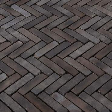 Ancona antica zwart-blauw-bruin waalformaat