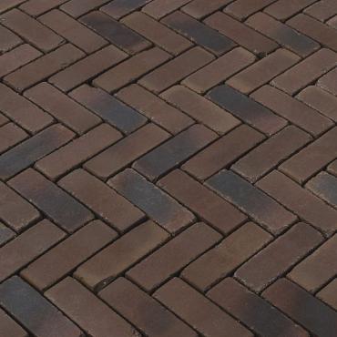 Vulcano antica dikformaat rood bruin zwart 60